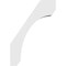Ekena Millwork 4-in. W x 18-in. D x 26-in. H Legacy Architectural Grade PVC Knee Brace BRCP04X18X26LEC - alternate 6